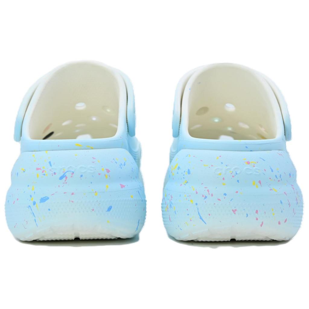 Crocs Crush Clog Hot Air Balloon Flight Diary EVA Exquisite Cute Personality Hole Shoes Unisex White Blue