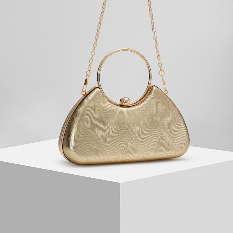 New imitation leather dinner bag women's clutch bag chain bag evening bag wedding bag banquet bag