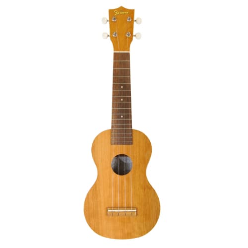 Famous FS-11G Beginner's Set (4-Piece Classic Set) (Made In Japan, Cherry Wood Soprano Ukulele)