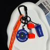 Dopamine Fitness Series Pendant Barbell Plates Detachable Barbell Plates Key Chain Simulation Creative Large Dumbbells Keyring