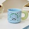 Personalized Little Panda with Lid Cute Cartoon Ceramic Cup High Looking Girl Mug Small Gift Box Set Water Cup