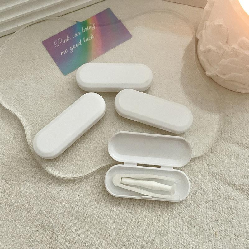 Portable Candy Color Contact Lens Case Kit 1Pcs Eye Care Organizer for Students Travelers and Professionals