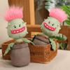 30cm Vleesetende Plant Potplant Pluche Speelgoed Grappige Kunstplanten Bloempot Bureau Ornamenten Pop Voor Huisdecoratie
