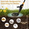 Metal Detector Handheld Gold Treasure Search Finders Underground Metal Detector Tracker Seeker Tools Waterproof Search Coil Kit
