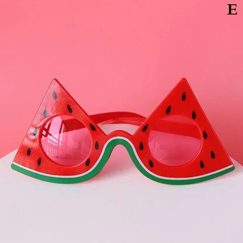 Watermelon Sunglasses Adults Summer Fruit Theme Party Beach Accessories for Boys and Girls Birthday Events Decor