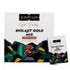 Kapiva Shilajit Gold Mix Natural Pre Workout Coffee Flavor Energy Focus Support 40 Sachets Powder Drink Formula