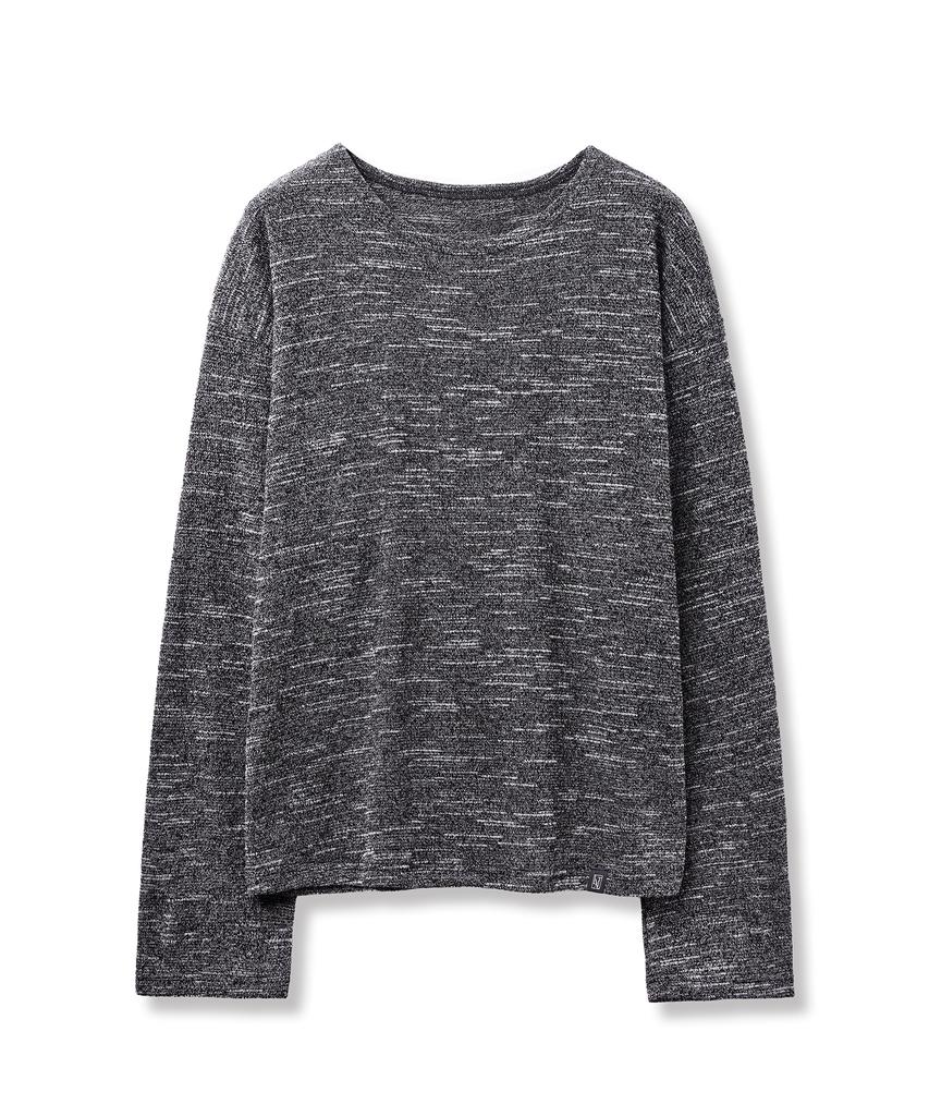 LXT Soft Crop Knit Long Sleeve [Charcoal]