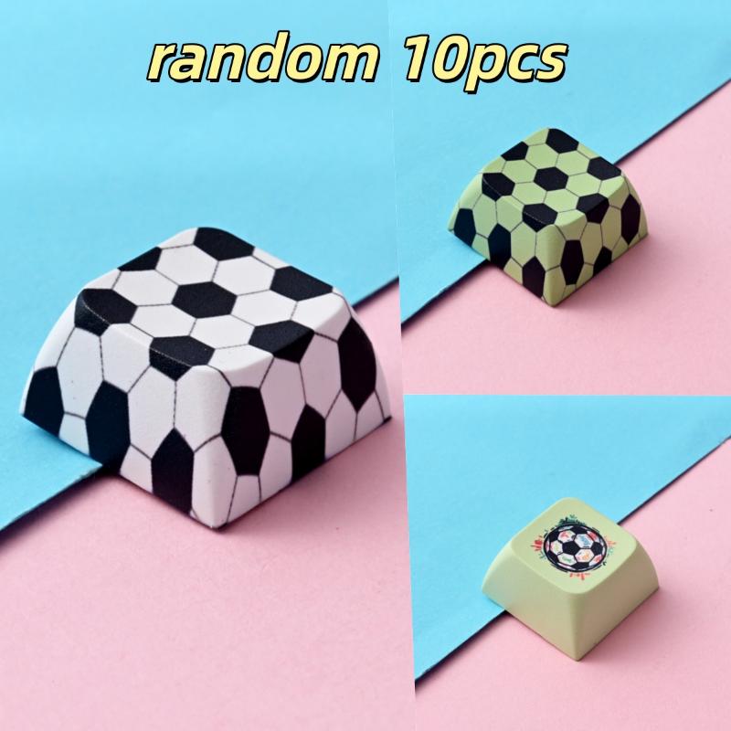 10 Pcs Creative Dye Sublimation Keyboard Keycap Accessories Cute Animal Stress Relief Keyboard Hats