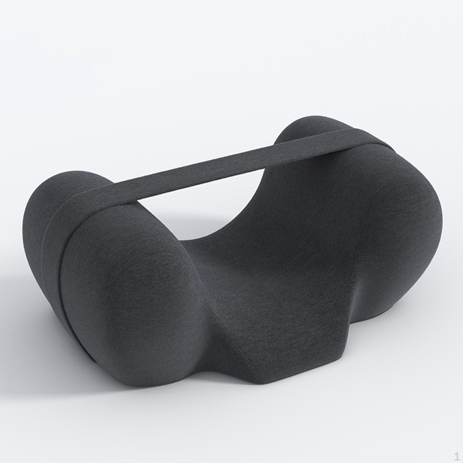 An Upright Sleeping Pillow Keeps The Head Straight And Comfortable, Prevents – Professional, темно-серого
