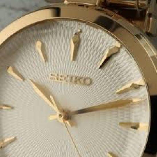 SEIKO Classic Quartz Sapphire Stainless Steel Women's Watch SRZ554P1