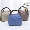 Hot Sale Stripe Women's Kids Lunch Bag Water-Resistant Insulated Picnic Food Storage Container Thermal Handbag Cooler Bag  Practical Use
