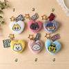 Llavero de Peluche Corazón de Miembro de Idol Lindo Animal de Dibujos Animados Colgante de Acrílico Accesorio de Bolso de Apoyo para Fans Llavero Regalo para Fans de Kpop