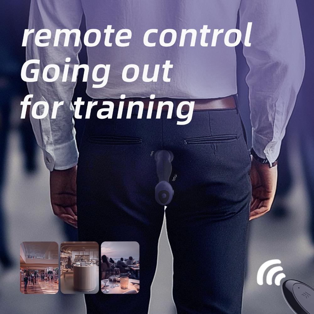 Zabawki erotyczne Stymulator prostaty Wibrator Męski Masażer prostaty Rotacja Korki analne Silikonowy Wibrator łechtaczkowy jąder Zabawka erotyczna dla gejów