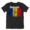 Roemenië vlag T-shirt T-shirt Tee top stadskaart Stalen Kroon GOEDE TRICOT kleding