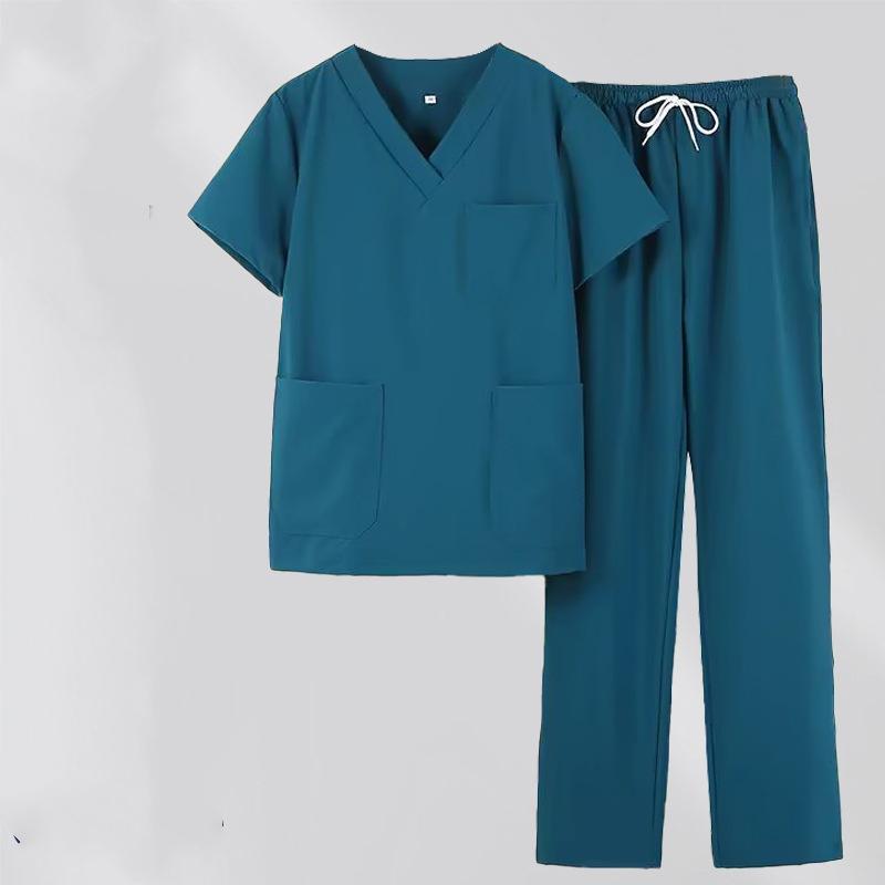 High end elastic quick dry cleaning hand short sleeved doctor's operating room brush hand clothes dental oral pet hospital