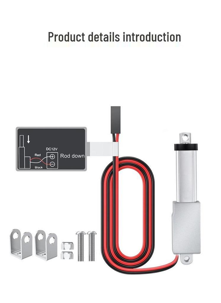 10mm Stroke Electric Linear Actuator - Fireproof, Shockproof, Telescopic DC Motor for DIY Robot Joints