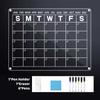 Message Note Monthly Weekly Planner Reusable Rewritable Fridge Clear Board  Office