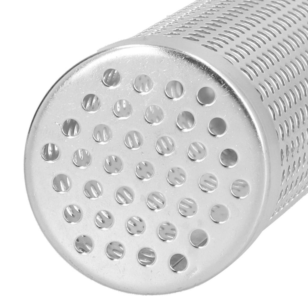 Smoker Box Cylindrical Detachable Large Capacity Fruit Wood BBQ   Smoker Tube for Outdoor Camping