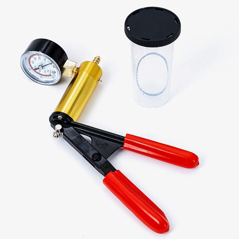 Dual-Use Manual Vacuum Pump for Brake Fluid Repairs