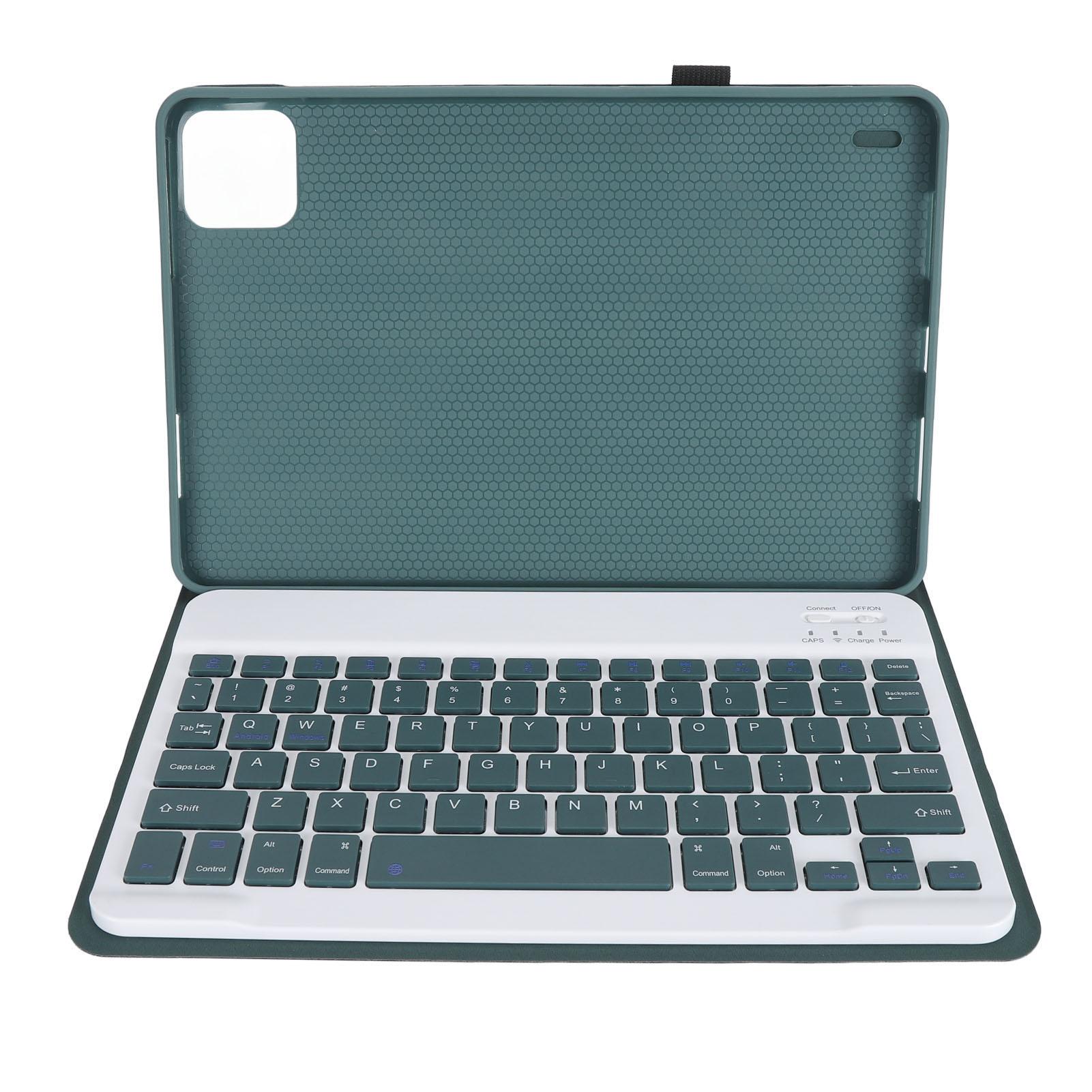 

Чехол-клавиатура для Xiaomi для Mi Pad 6 6 Pro 11 дюймов 2023 PU подставка чехол с магнитным съемным темно-зеленого