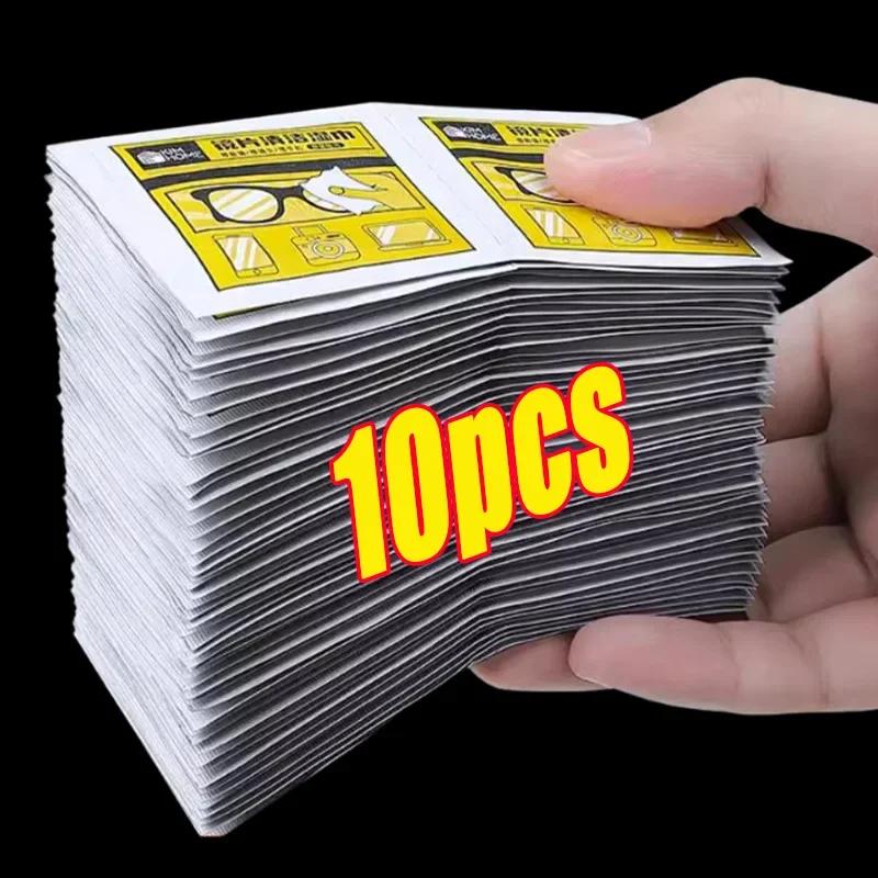 

2026 New Disposable Anti-fog Glasses Wipes Mobile Phone Screen Lens Anti-fog Eyeglasses Non-alcohol Wipe Cleaning Lens Clothes 10pcs