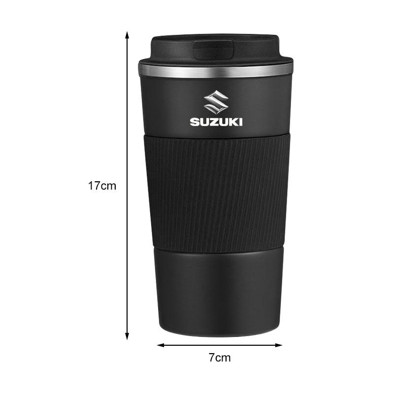 Stainless Steel Gazoo Racing Emblem Coffee Thermos Bottle Thermal Mug for Suzuki Grand Vitara ALTO Ciaz IGNIS Jimny Samurai XL-7 Accessories
