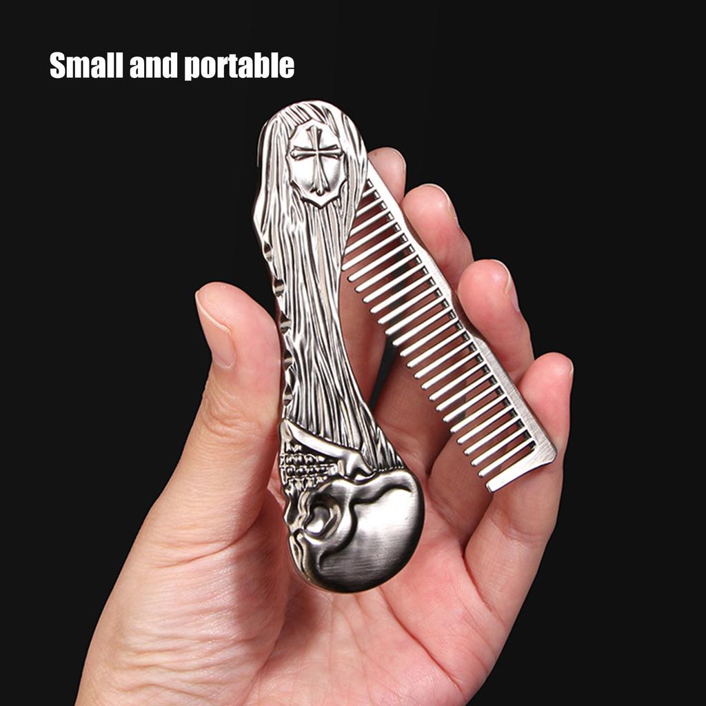 Foldable Hairstyling Brush Zinc Alloy Prevent Static   Oil Hair Comb Hairdressing Comb