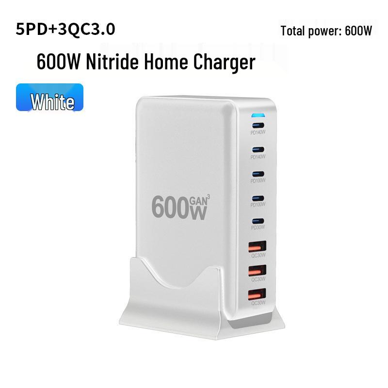 200W High-Power Multi-Port GaN Charger with PD100W Fast USB Charging for Mobile Phones