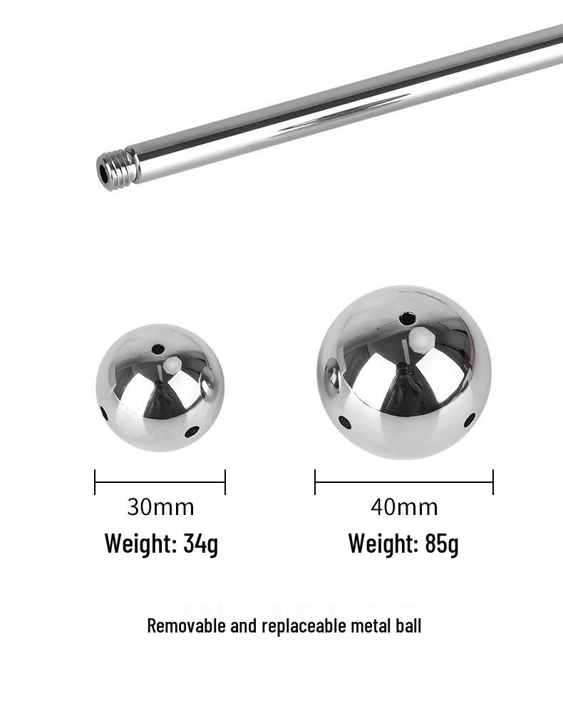 Metal Anal Dilator & Dual-Use Butt Plug for Expansion Training
