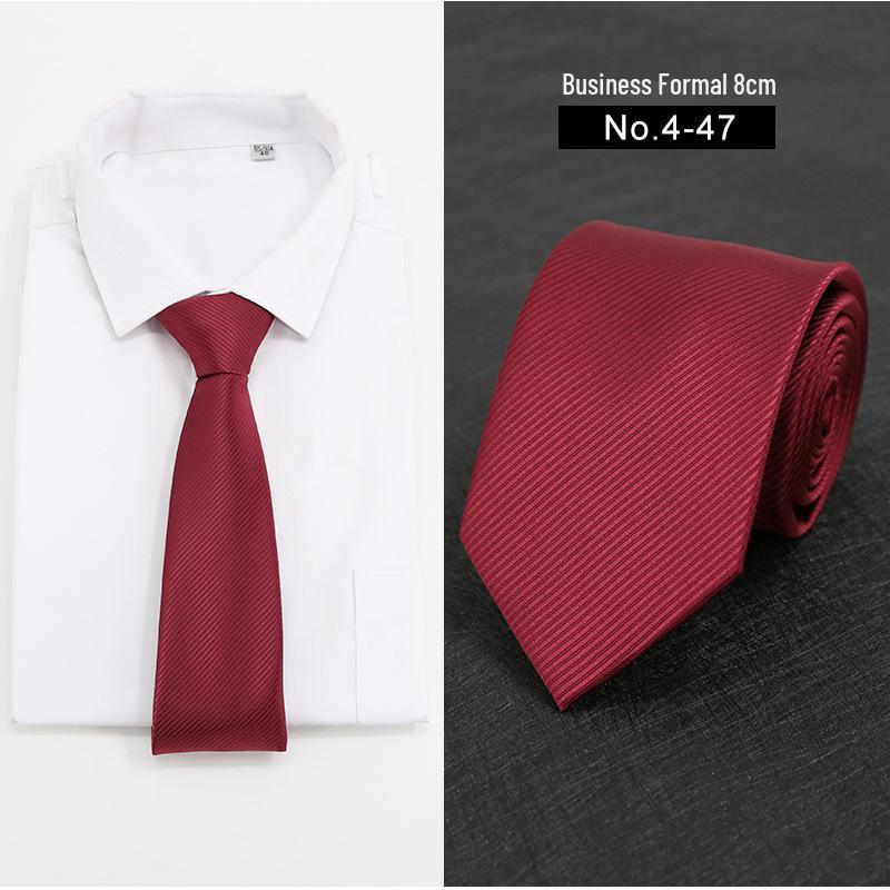 Men's Formal Business Casual Solid or Striped Tie