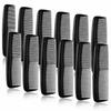 12 Pcs Double Sided Pocket Hair Combs Anti Static Hair Cutting Combs New Plastic Comb  Hair Tools