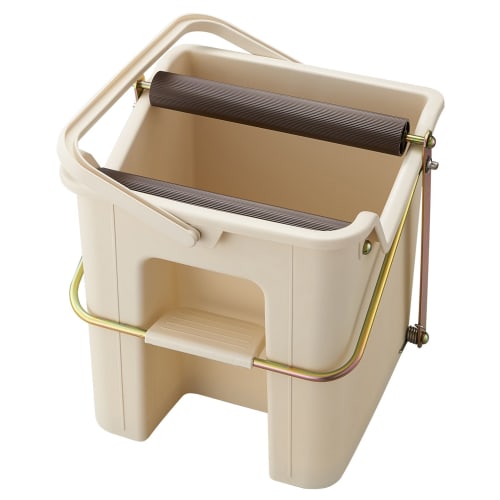 Yamazaki Sangyo Mop Wringer Bucket, Compact and Lightweight, Daily Clean Tough Squeezer DX (181582)