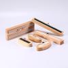 Solid Wood Ring Earrings Display Rack Wooden Tray Jewelry Display Plate Jewelry Storage Counter Jewelry Decoration Display Props