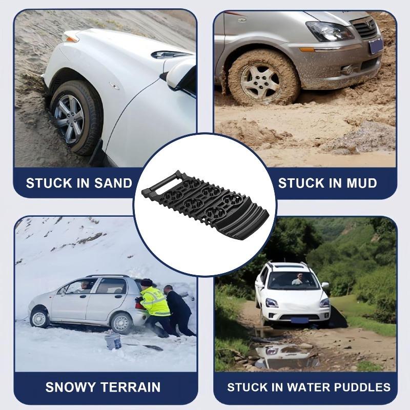 Traction Plate, Portable Anti-slip Wheel Grip Pad, Used for Restoring Tracks in Sand, Snow and Mud
