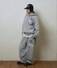 Lujeoseukeulleob Multi Logo Wide Sweatpants Gray