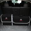 Car Trunk Storage Box Foldable Felt Car Organizer Stowing Tidying Box For Nissan cNismo X-Trail GTR Qashqai Note Juke Patrol J32