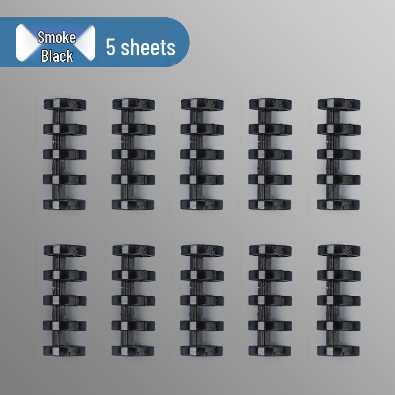 5-Hole A4 DIY Loose-Leaf Binder with Removable Rings & Punch Tool