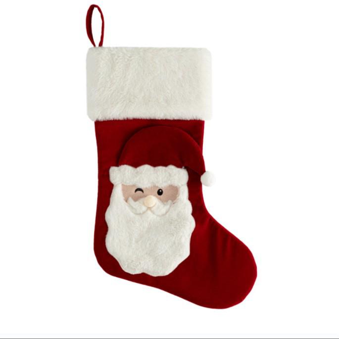 2025 Santa & Snowman Christmas Stockings for Festive Decor