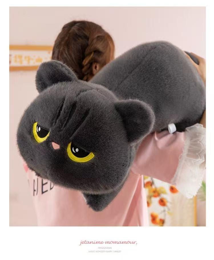 Large Long Cat Plush Hugging Pillow for Boys & Girls