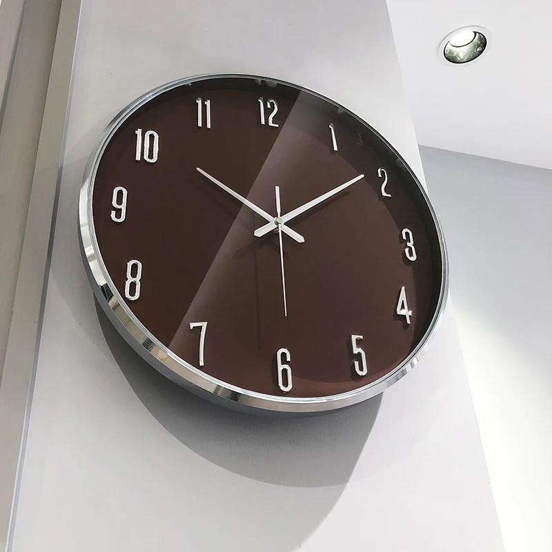 Modern Simple Interior Wall Clock Fashion Creative Interior Clock Light Luxury Silent Bedrooms Horloge Murale Home Decoration