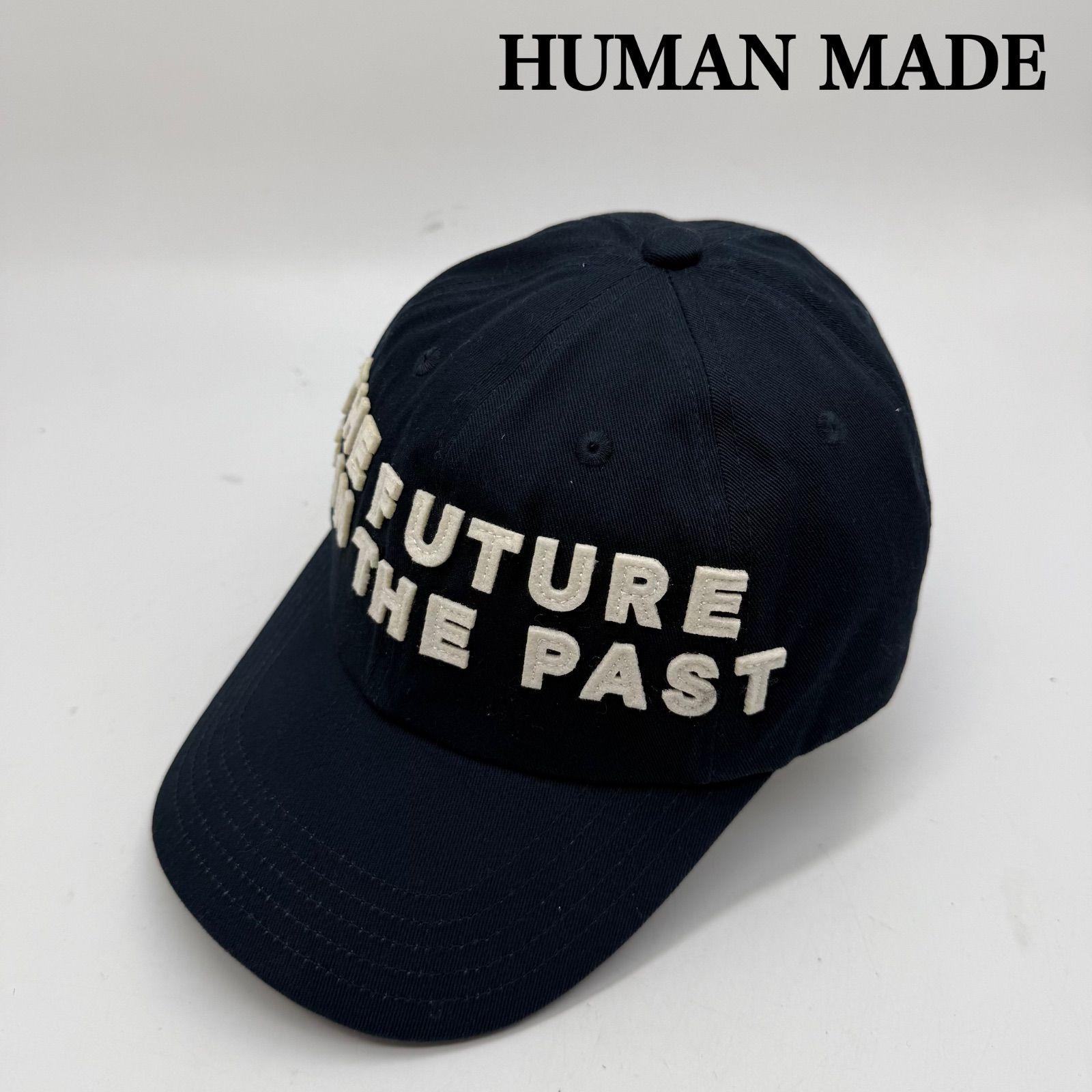 Used HUMAN MADE 6panel twill cap free Human Made 6 Panel Cotton Twill Logo Cap Hat Good Condition APE NIGO