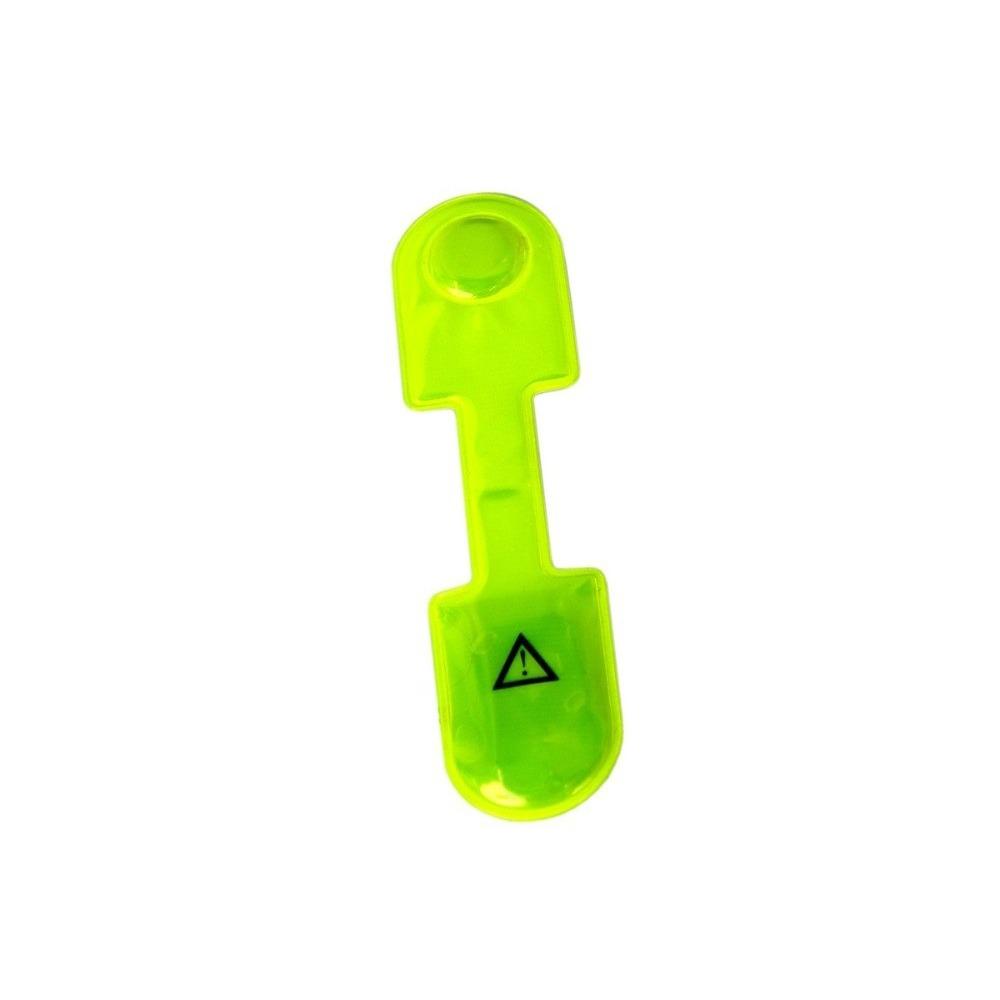 Magnetic Attachment LED Warning Light LED Lighting Reflective Clip Light Night Cycling Fluo Yellow