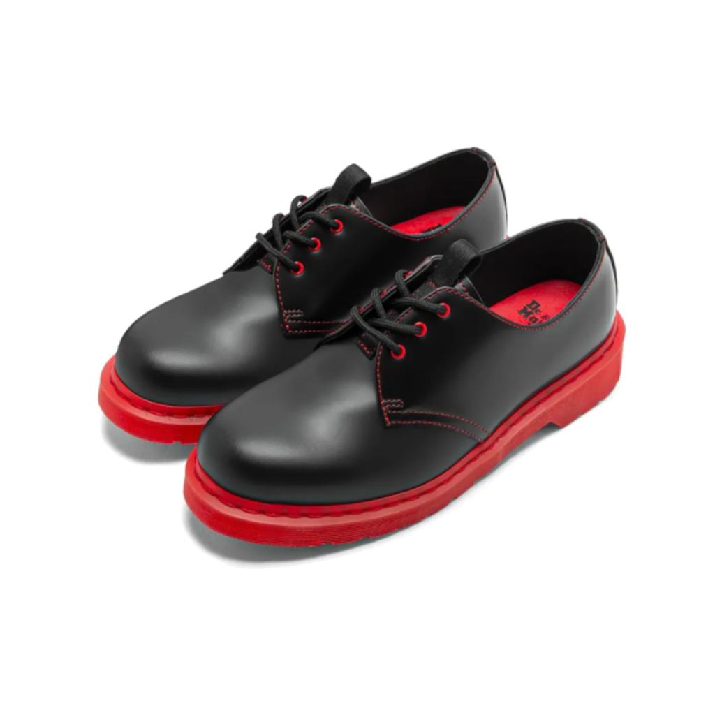 New CLOT X Dr.Martens 1461 Black Red 27153001