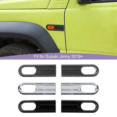 Car Fender Turn Signal Light Lamp Decoration Protective Cover For Suzuki Jimny 2019 Up Car Exterior Accessories