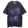 Alstyle Apparel & Activewear 90s 00s Old Dragon Print Short Sleeve T-shirt Men's Used