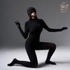 Autumn Winter Goose Down Bodysuit Sexy Unisex Warm Full Body Tight Stockings Lingerie Plus Size Open Crotch Erotic Wear
