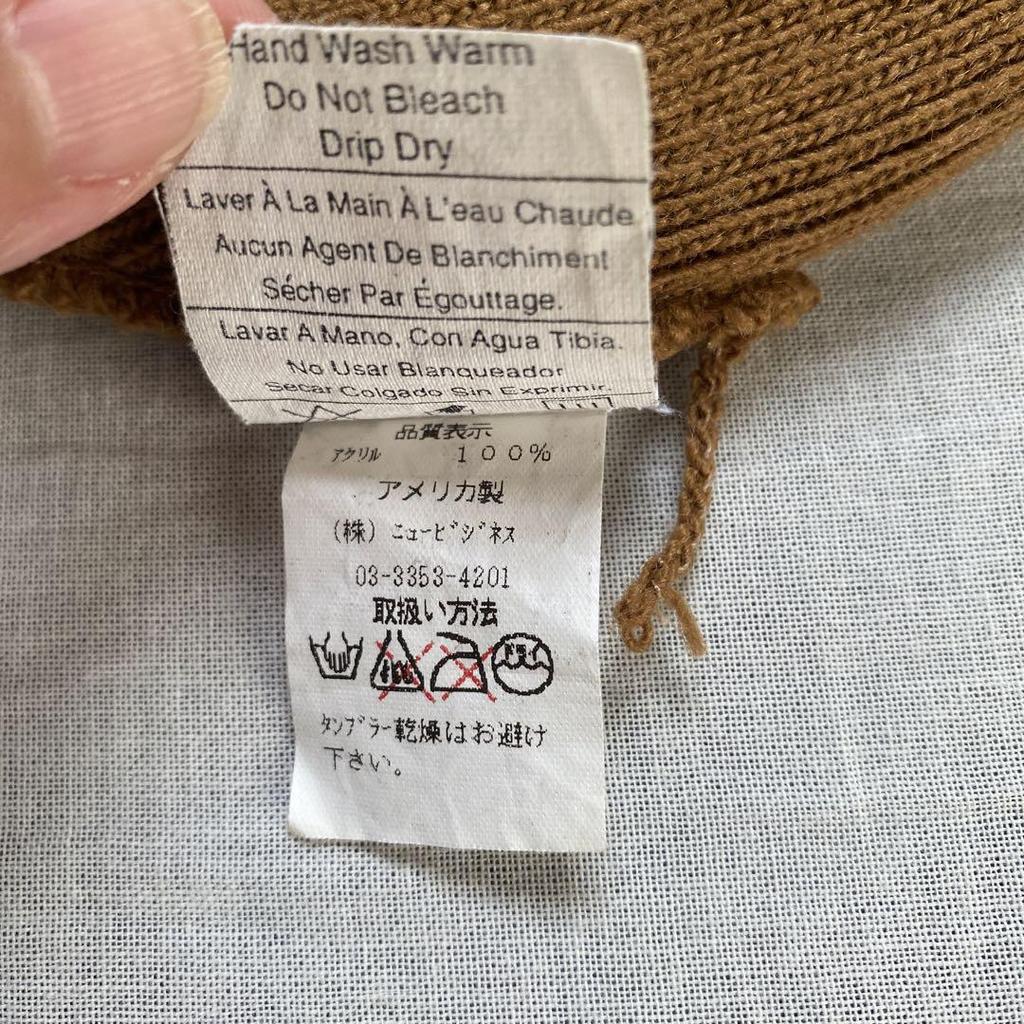 [USED] Made in the USA, Carhartt knit beanie in camel