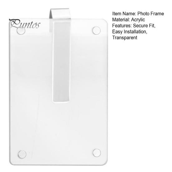 Car Visor Kids Photo Frame Clear Acrylic Holder Clip-on Interior Family HolderCar Accessory Picture Fits Most Visors for Photos Couple Keepsake