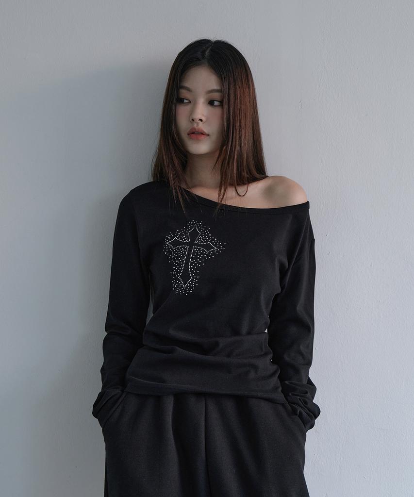 5OML Cross Hotfix Long Sleeve Black