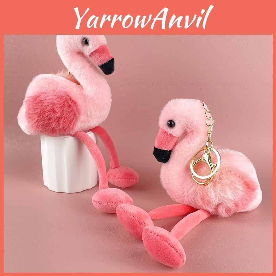 Süßer Flamingo Plüsch Anhänger Schlüsselanhänger Für Teenager Zimmer Dekoration